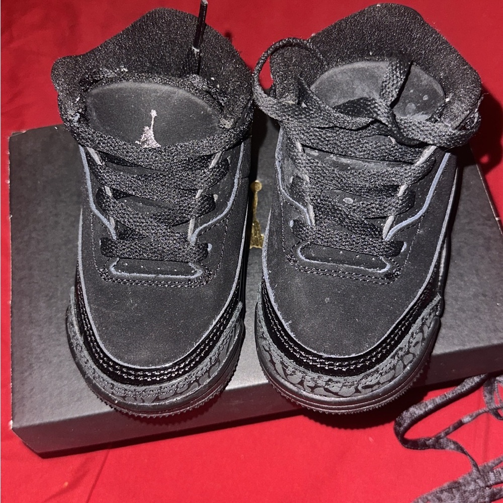 Jordan Kids Black High-Top Sneakers